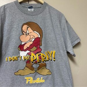 Disney grumpy shirt from the smite white and seven dwarfs Size Large Florida